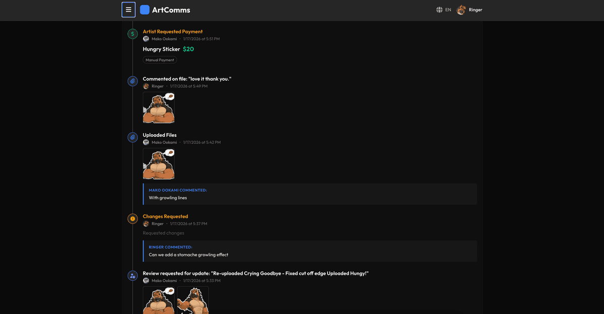 Detailed Activity Logs