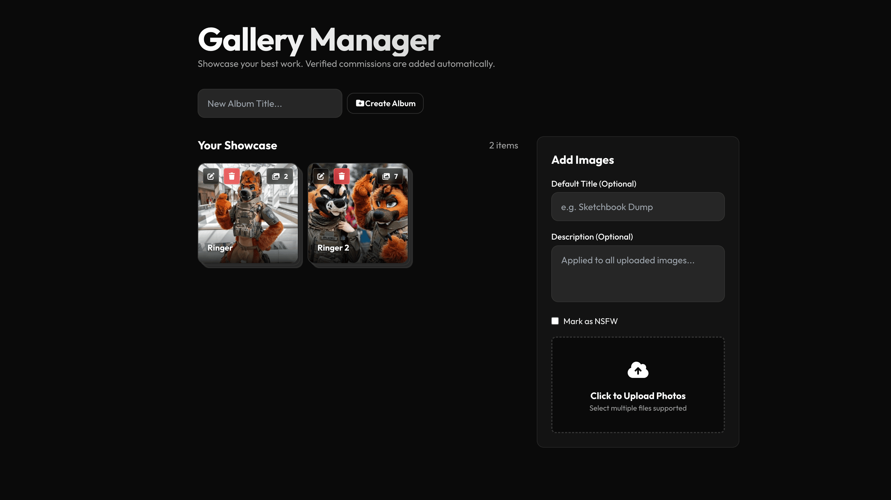 ArtComms Gallery Manager