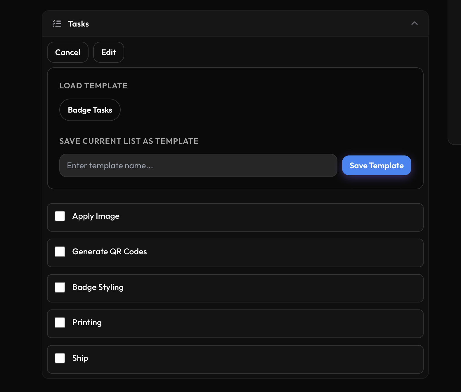 Interactive Checklists