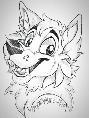 Sketch style headshot